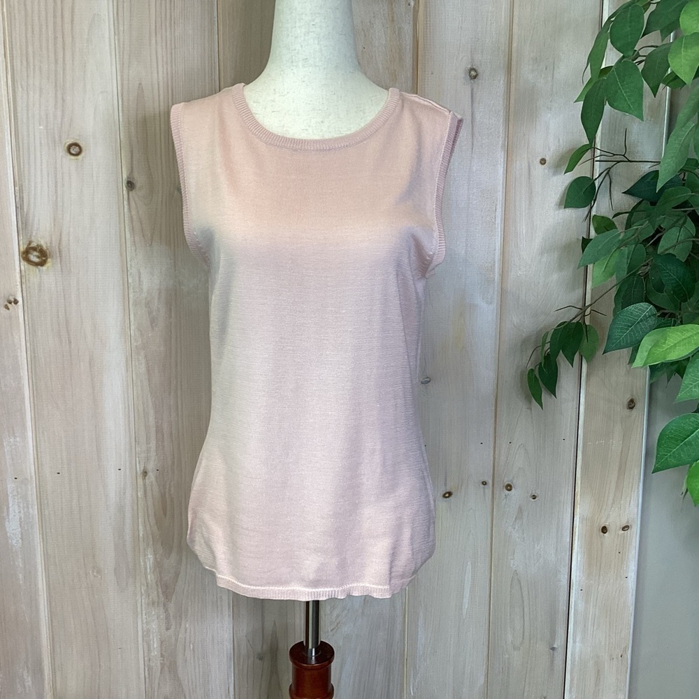 Silk Lore By Beth Terrell sleeveless knit tank